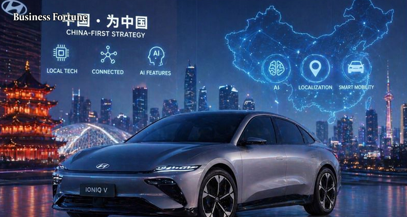  Hyundai EV Sedan Ioniq V Leads China-First Strategy with Local Tech and AI Features 